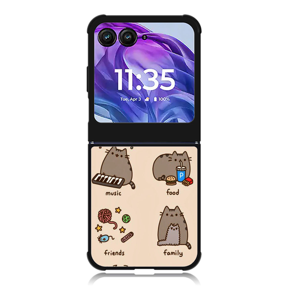 pusheen cat wallpaper Motorola Moto Razr 2024 , Moto Razr 50 Case FE2744