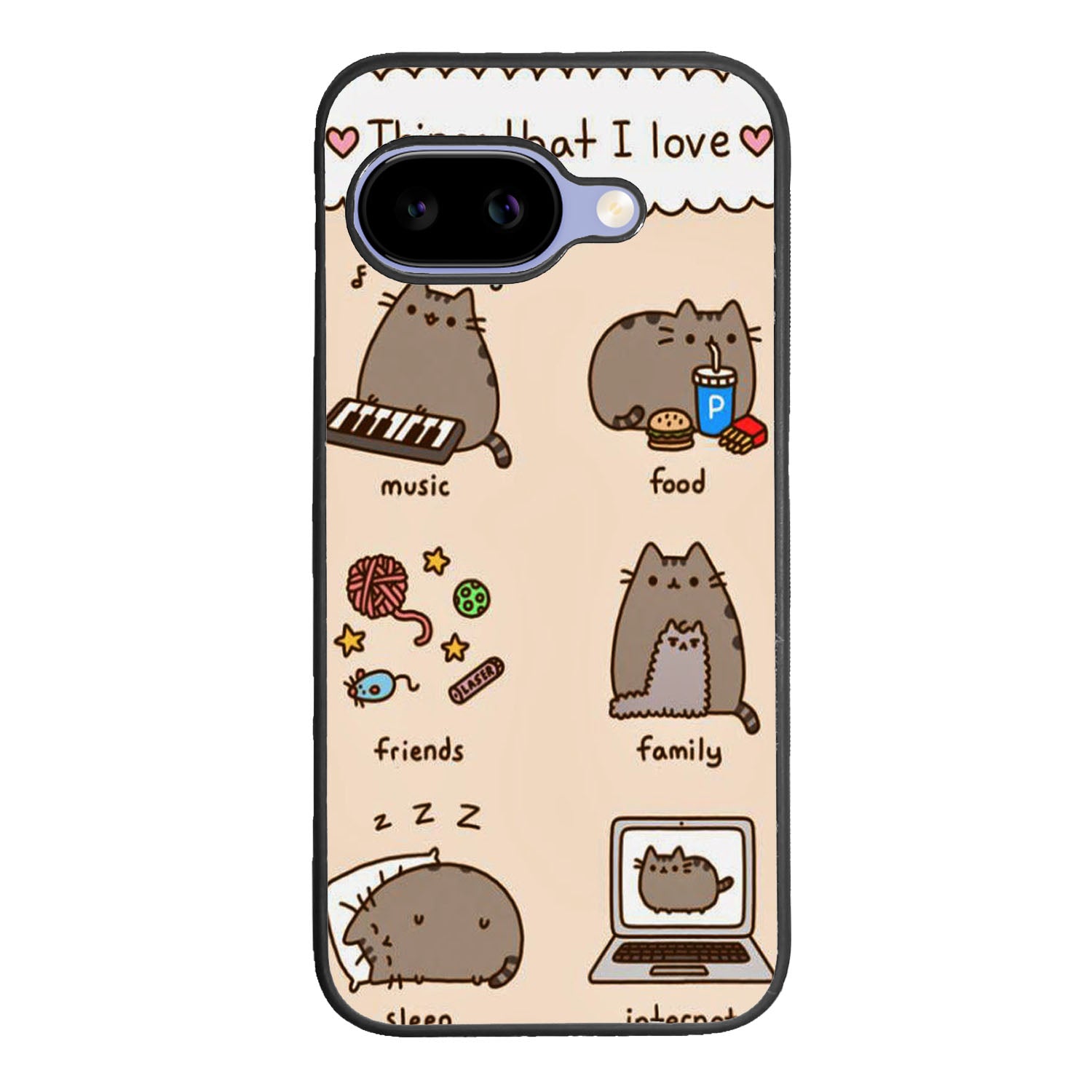 pusheen cat wallpaper Case Google Pixel 9A BC2744