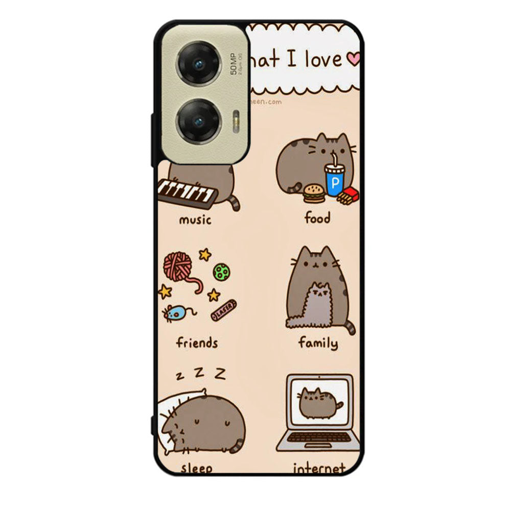 pusheen cat wallpaper Case Motorola Moto G Stylus 2024 5G BC2744