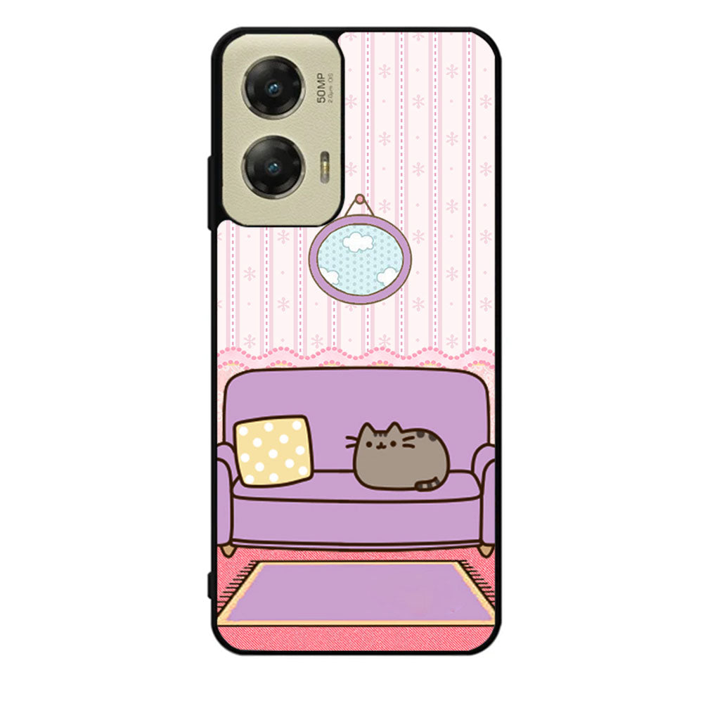 pusheen cat wallpaper Case Motorola Moto G Stylus 2024 5G BC2743