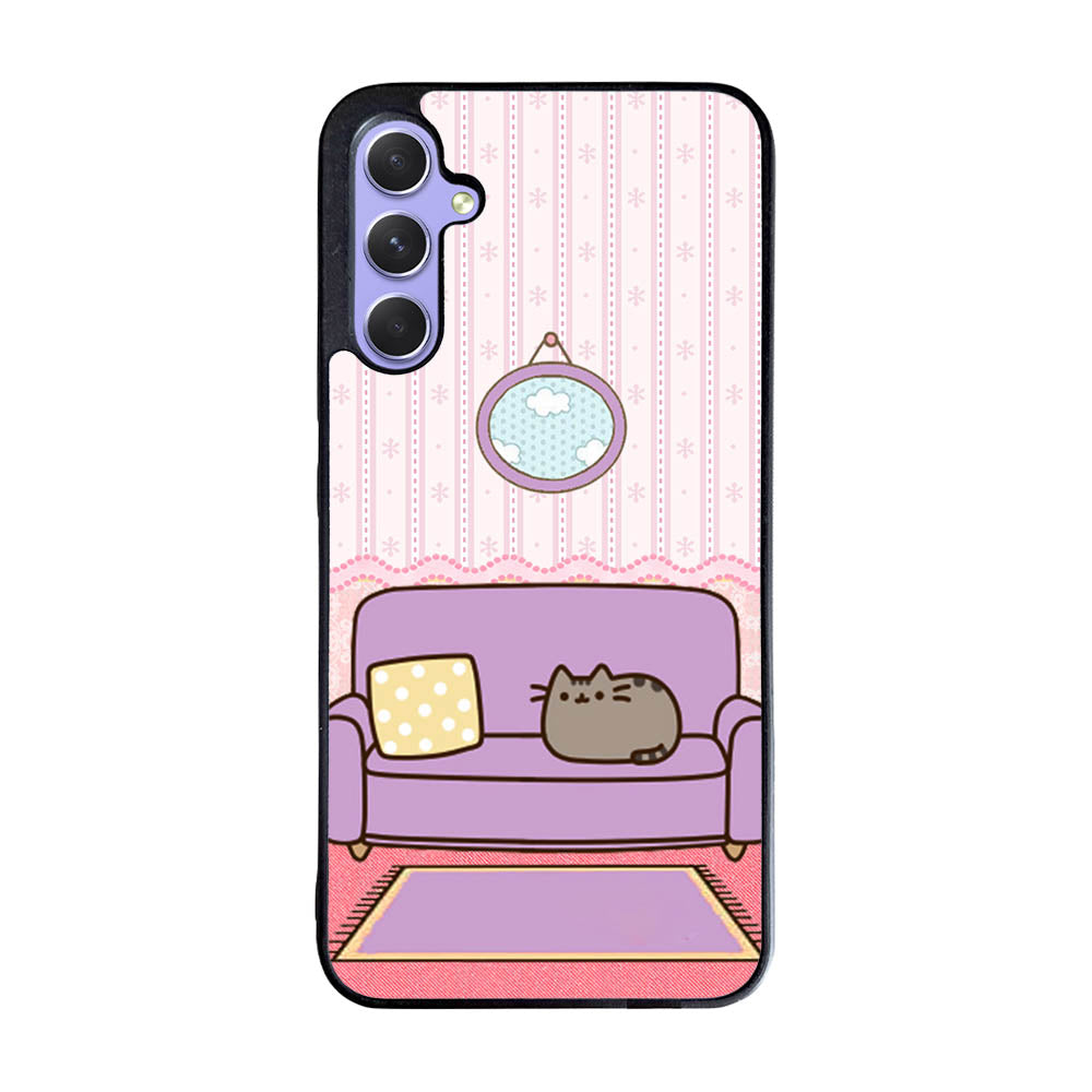 pusheen cat wallpaper Case Samsung Galaxy A35 5G BC2743