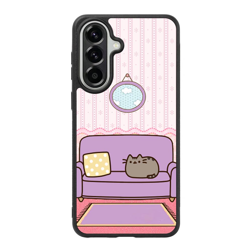 pusheen cat wallpaper Samsung Galaxy A57 Case BC2743