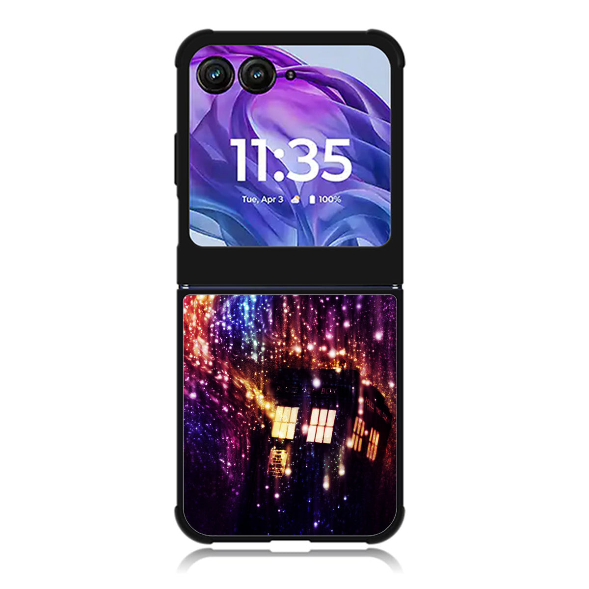 doctor who tardis in space Motorola Moto Razr Plus 2025/2024 Case, Moto Razr 50 Ultra 5G BC2740