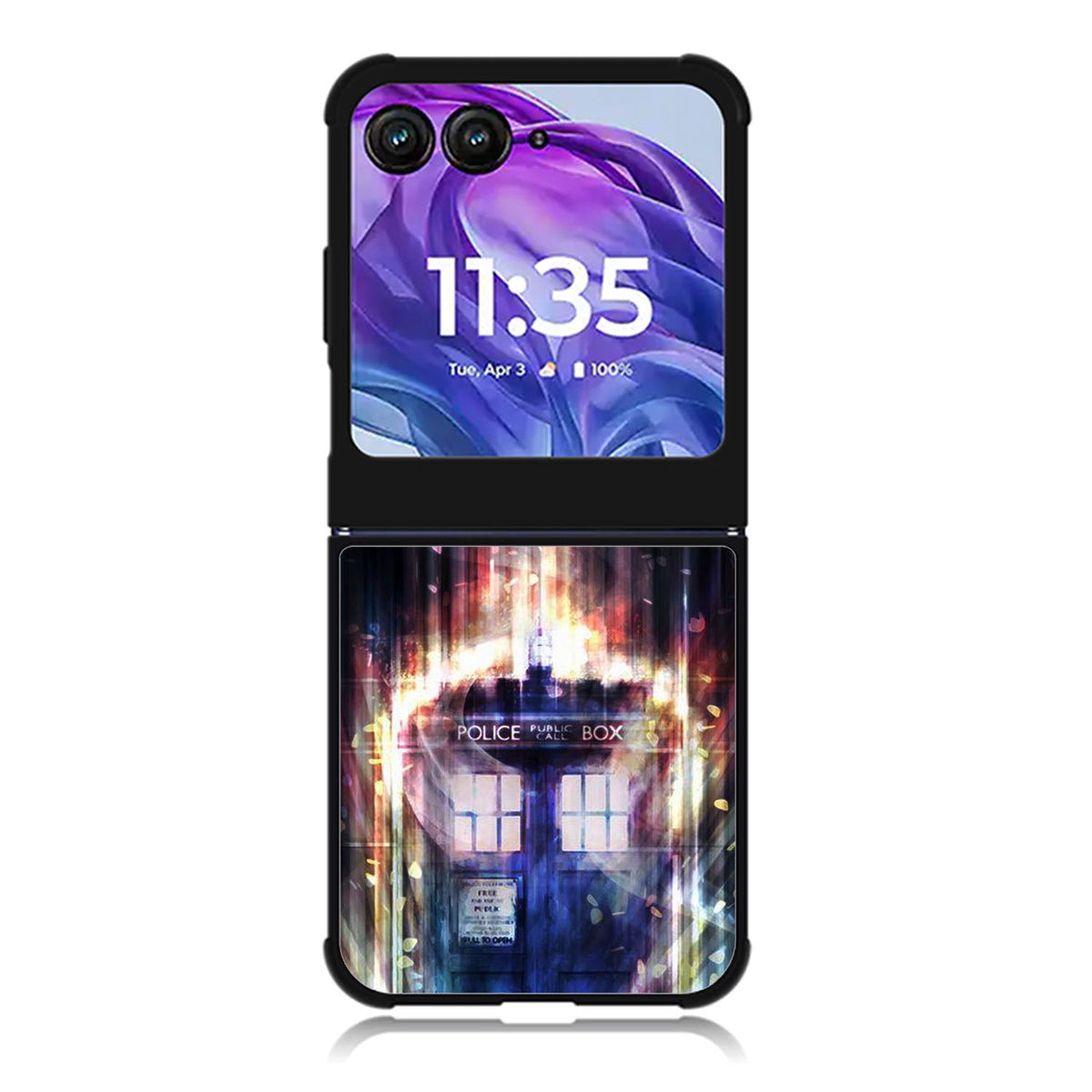 doctor who tardis in space Motorola Moto Razr 2024 , Moto Razr 50 Case FE2739