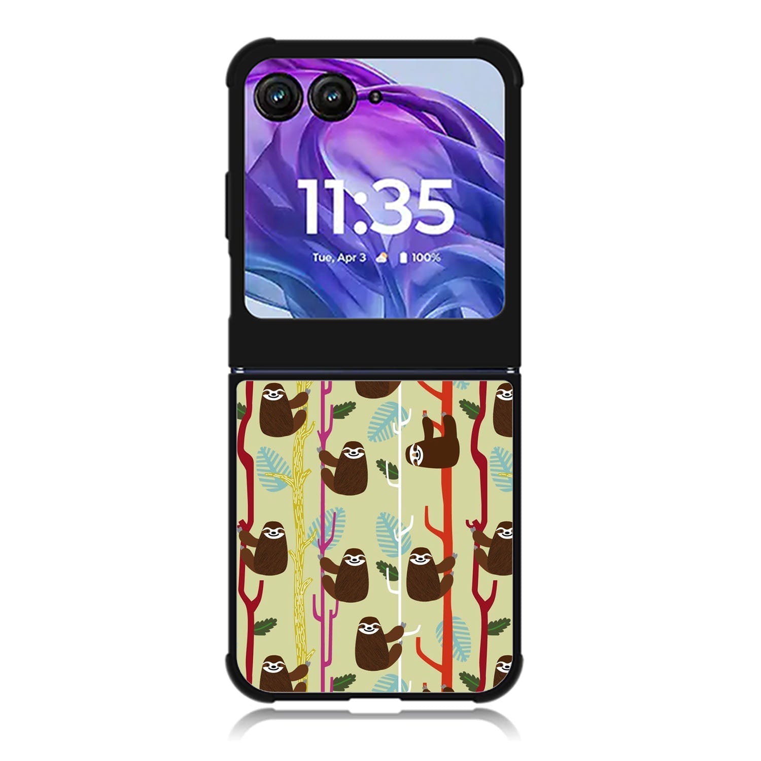 sloth wallpaper Motorola Moto Razr 2024 , Moto Razr 50 Case FE2736