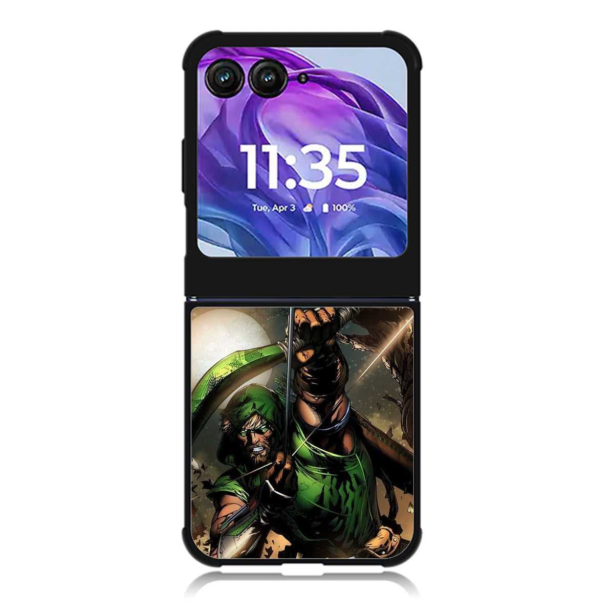 green arrow Motorola Moto Razr 2024 , Moto Razr 50 Case FE2722