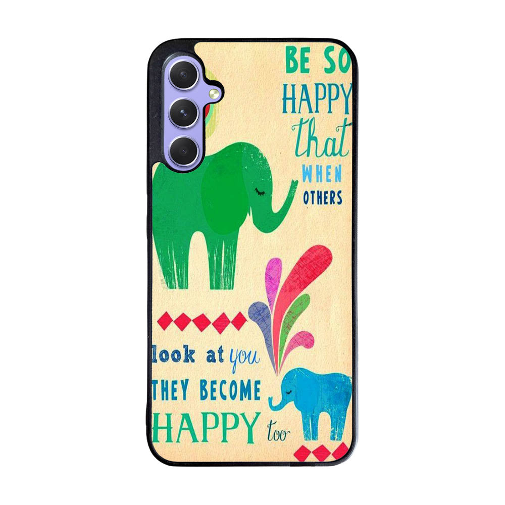 the happy elephant Case Samsung Galaxy A55 5G BC2720