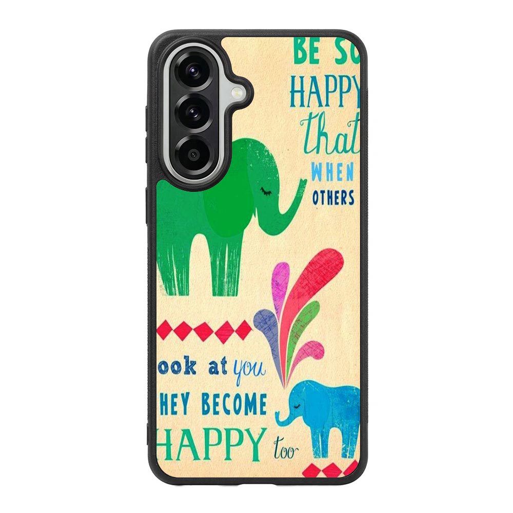 the happy elephant Samsung Galaxy A37 Case BC2720