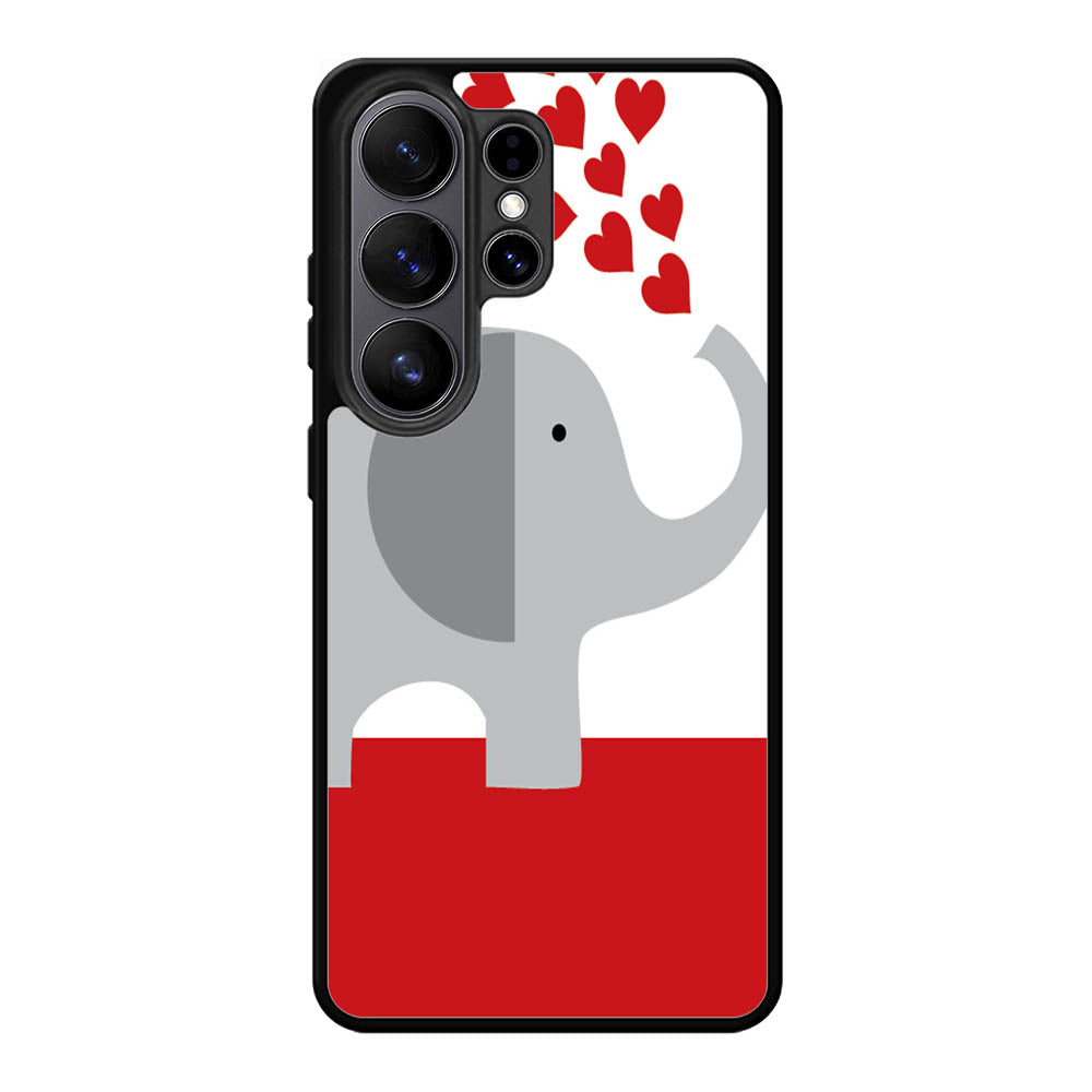 happy elephant love Samsung Galaxy S26 Ultra Case BC2719