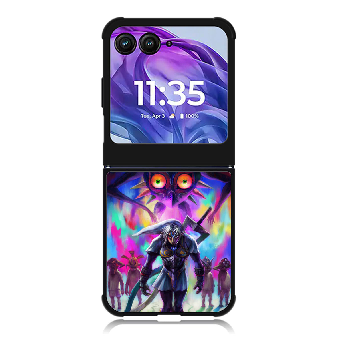 legend of zelda majora's mask oni Motorola Moto Razr Plus 2025/2024 Case, Moto Razr 50 Ultra 5G BC2716