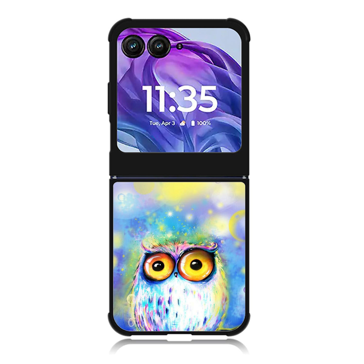 night owl Motorola Moto Razr 2024 , Moto Razr 50 Case FE2715