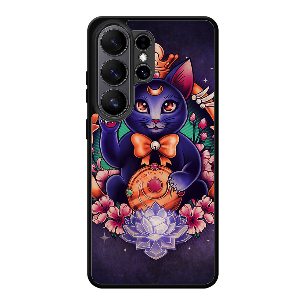 Luna Cat Sailor Moon Samsung Galaxy S26 Ultra Case BC2707