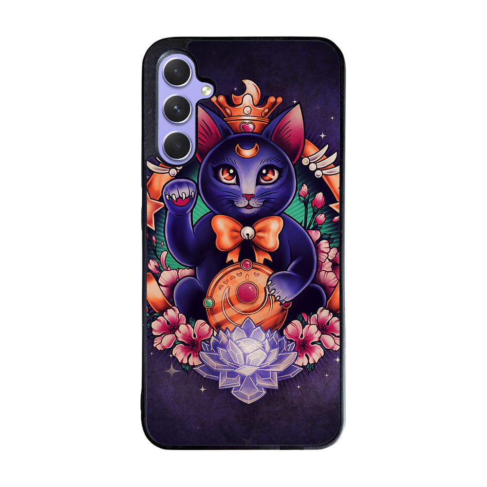 Luna Cat Sailor Moon Case Samsung Galaxy A55 5G BC2707