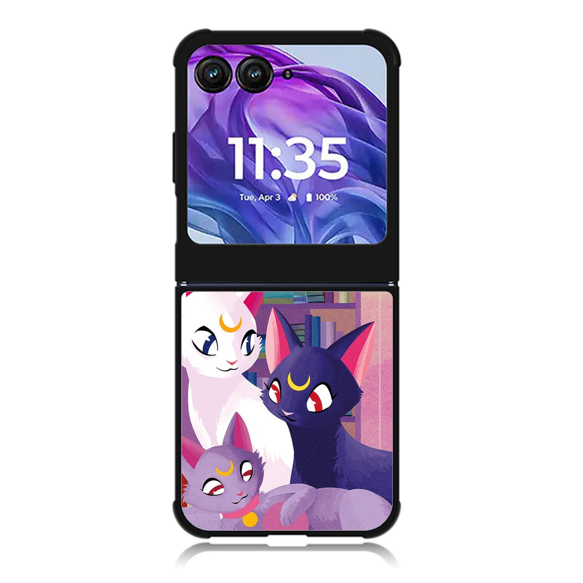Luna Cat Sailor Moon Motorola Moto Razr 2024 , Moto Razr 50 Case FE2706