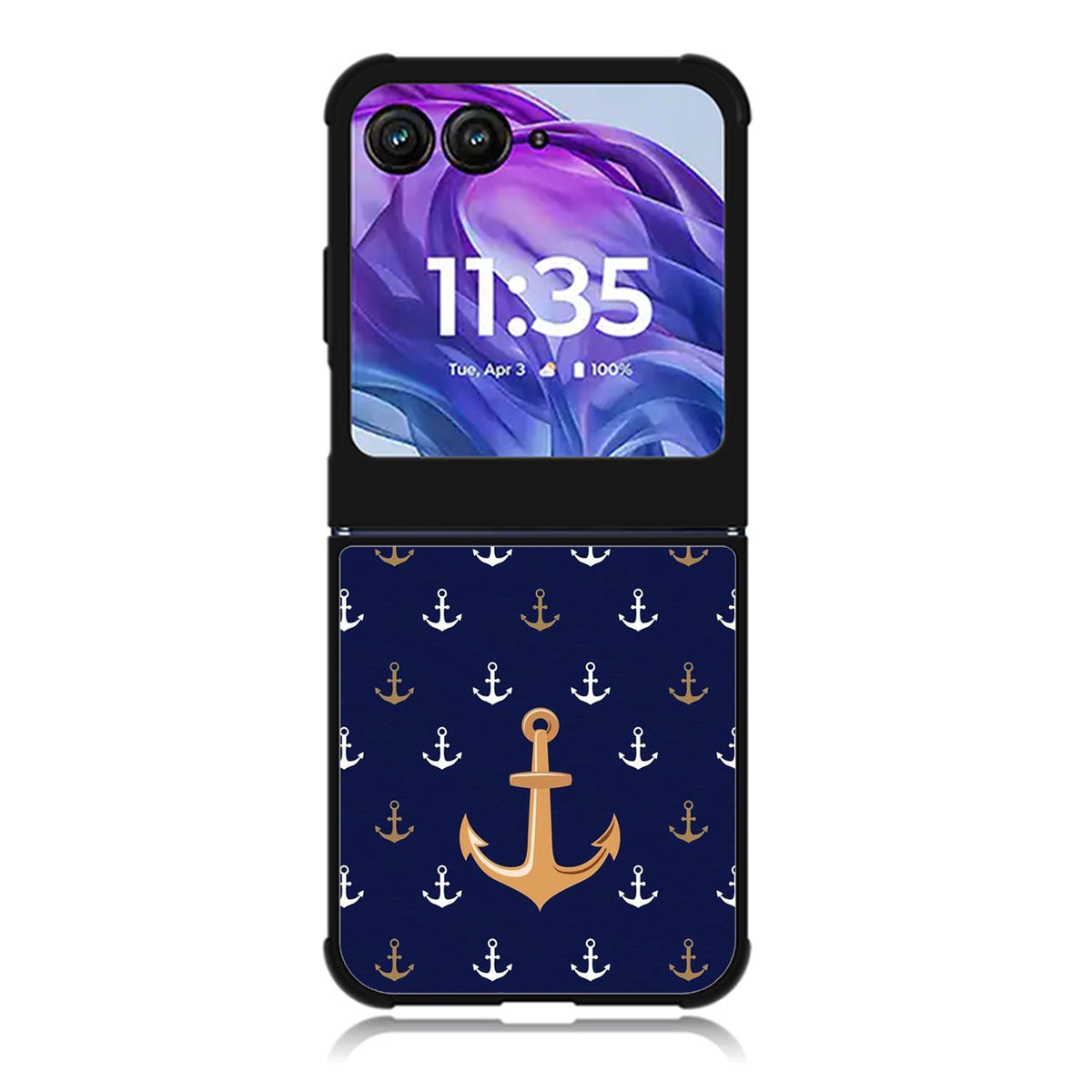 Anchor Pattern Motorola Moto Razr 2024 , Moto Razr 50 Case FE2697