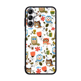 Cute Owl Pattern Case Samsung Galaxy A15 BC2696