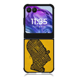 homer simpson face wallpaper Motorola Moto Razr Plus 2025/2024 Case, Moto Razr 50 Ultra 5G BC2693