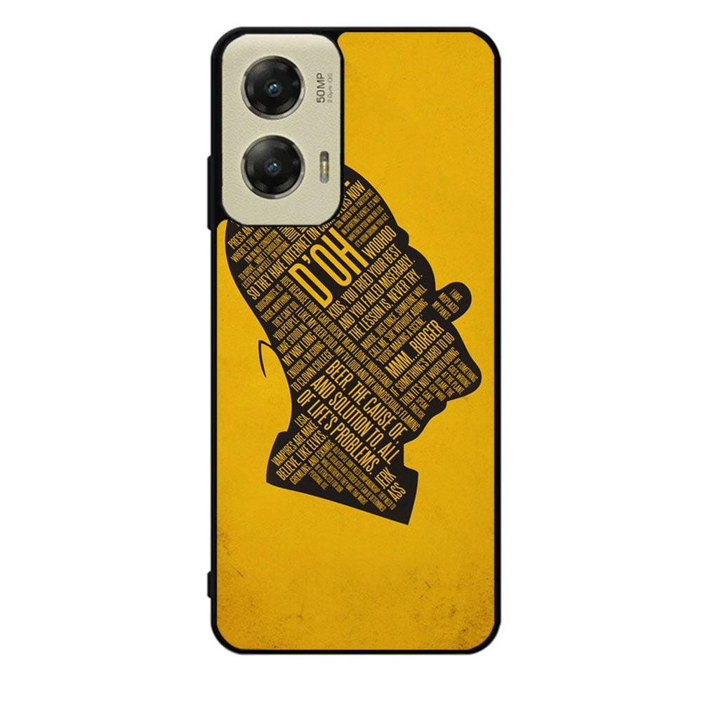 homer simpson face wallpaper Case Motorola Moto G Stylus 2024 5G BC2693