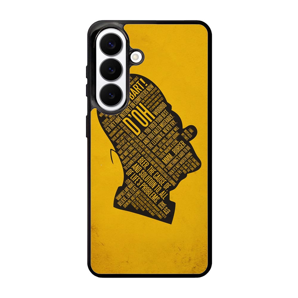 homer simpson face wallpaper Samsung Galaxy S26 Case BC2693