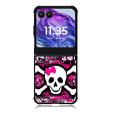 Girly Skull Motorola Moto Razr Plus 2025/2024 Case, Moto Razr 50 Ultra 5G BC2692