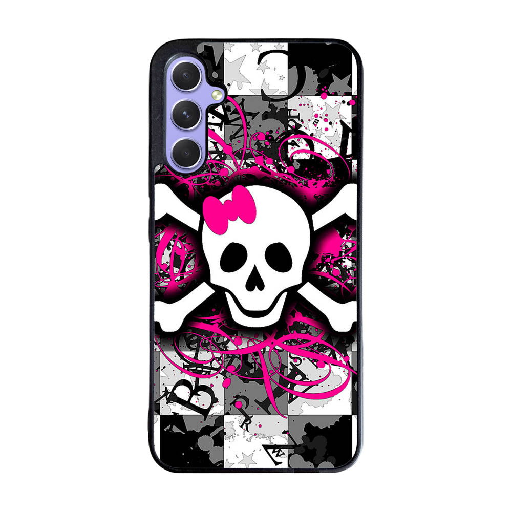Girly Skull Case Samsung Galaxy A35 5G BC2692