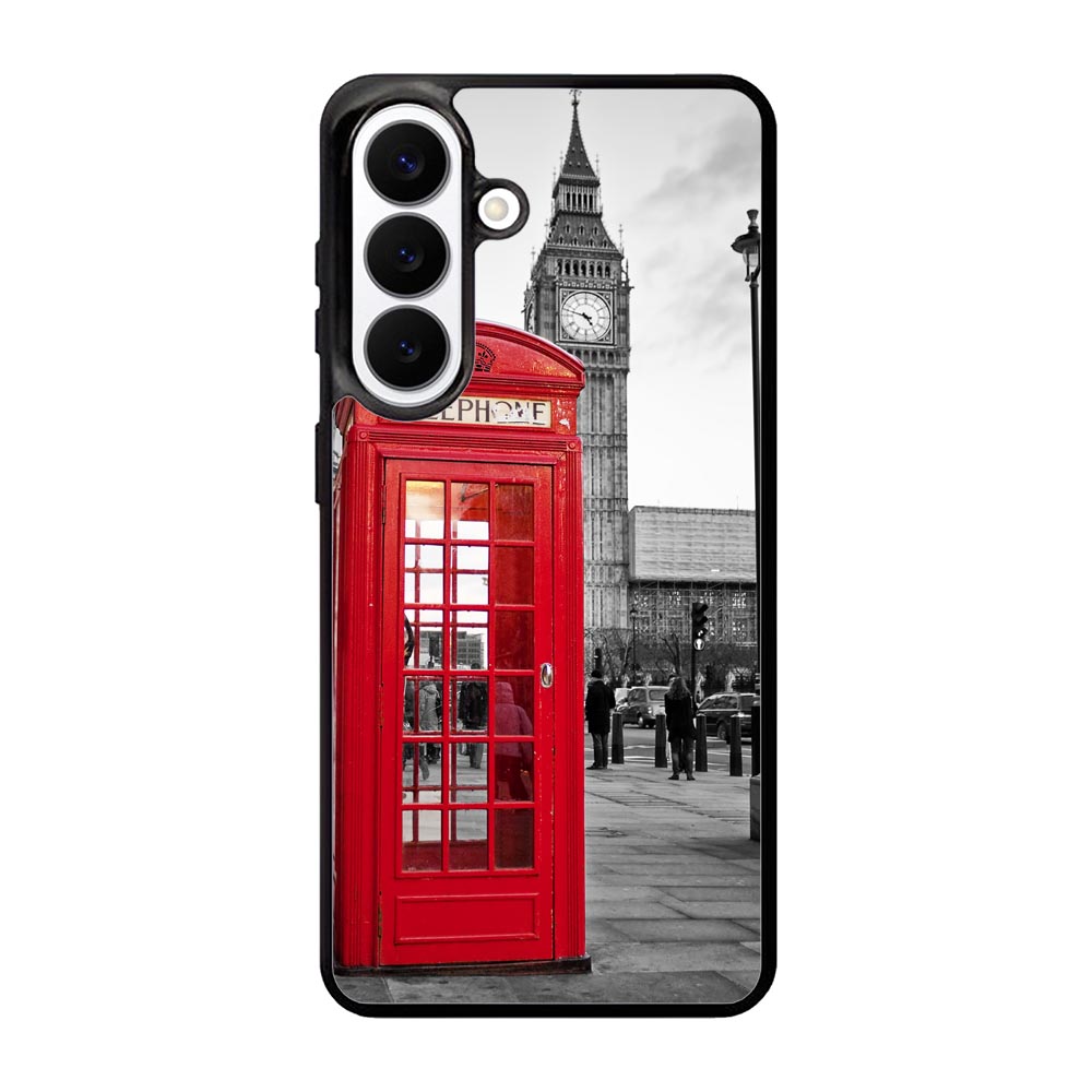 london telephone booth wallpaper Samsung Galaxy S26 Plus Case BC2691