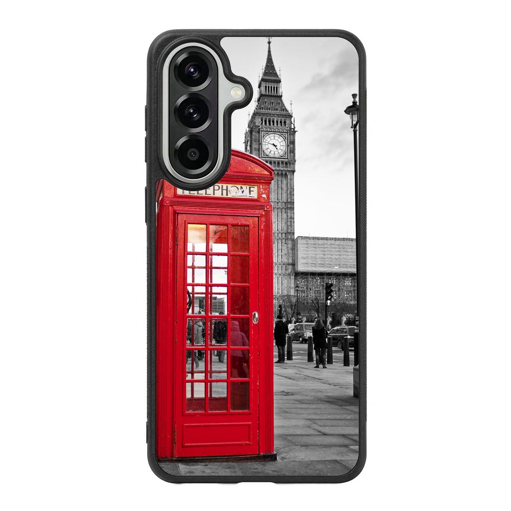 london telephone booth wallpaper Samsung Galaxy A57 Case BC2691