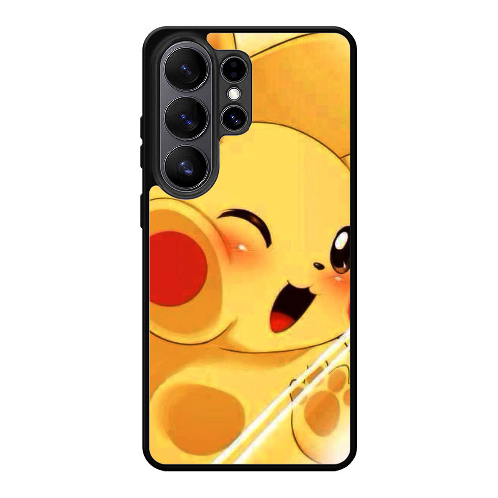 Pikachu Chubby WALLPAPER Samsung Galaxy S26 Ultra Case BC2688