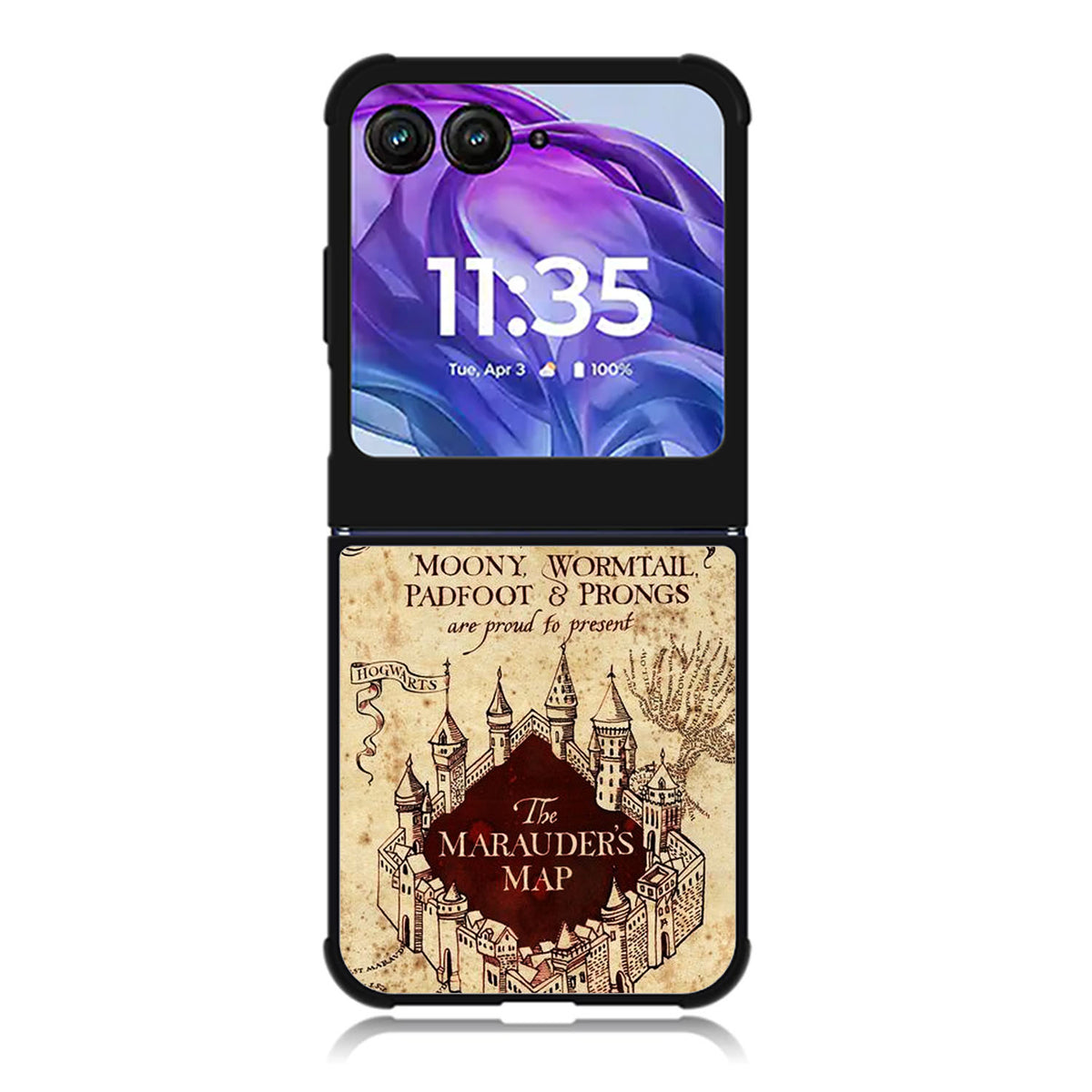 Marauders Map Hogwarts Motorola Moto Razr Plus 2025/2024 Case, Moto Razr 50 Ultra 5G BC2684