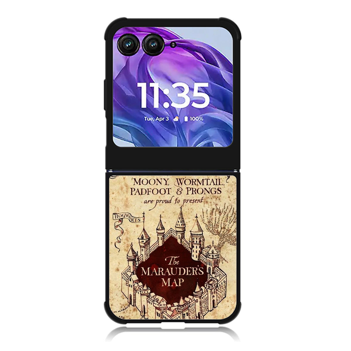 Marauders Map Hogwarts Motorola Moto Razr 2024 , Moto Razr 50 Case FE2684