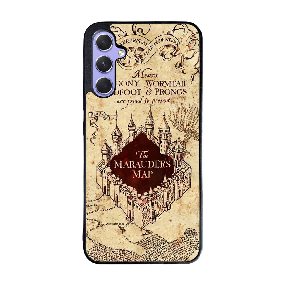 Marauders Map Hogwarts Case Samsung Galaxy A35 5G BC2684