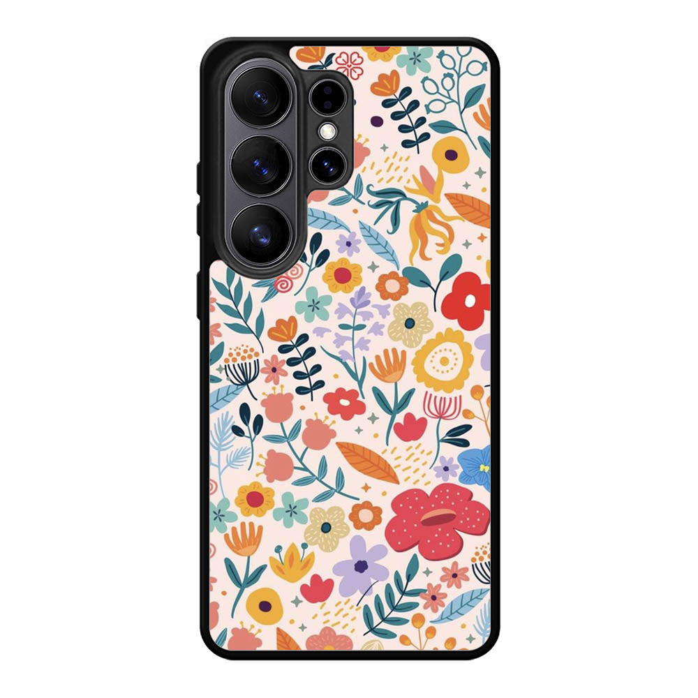 Flower pattern Samsung Galaxy S26 Ultra Case FE0273