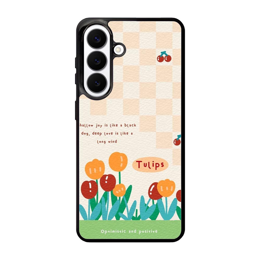 Tulips quotes Samsung Galaxy S26 Plus Case FE0634