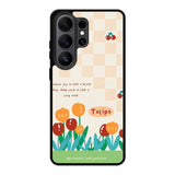 Tulips quotes Samsung Galaxy S26 Ultra Case FE0634