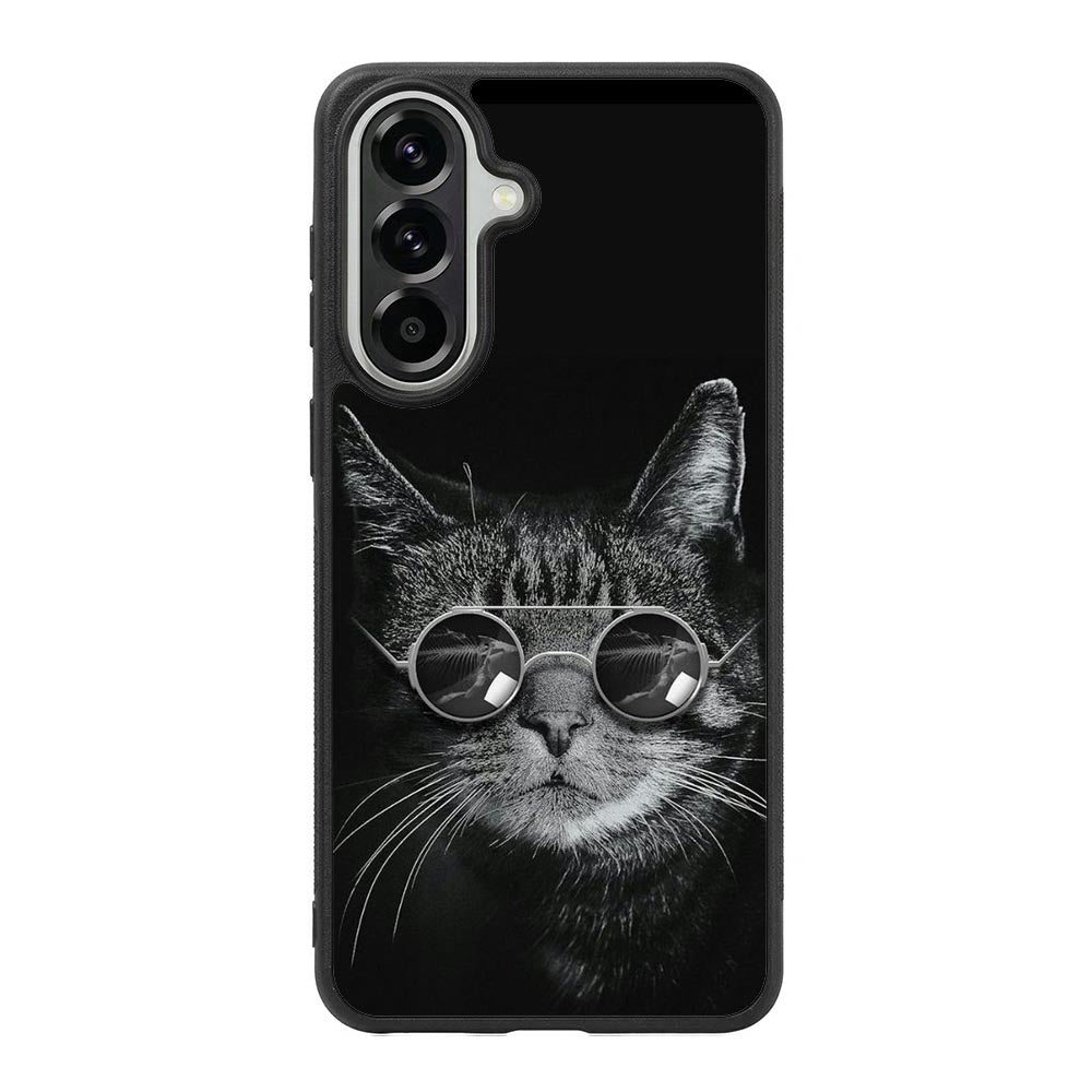 Cat art black Samsung Galaxy A57 Case FE0131