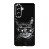Cat art black Samsung Galaxy A57 Case FE0131