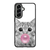 cat bubble Samsung Galaxy A57 Case FE0134