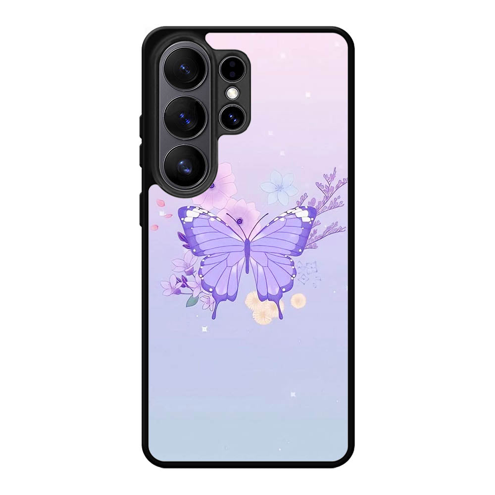 butterfly violet Samsung Galaxy S26 Ultra Case FE0126