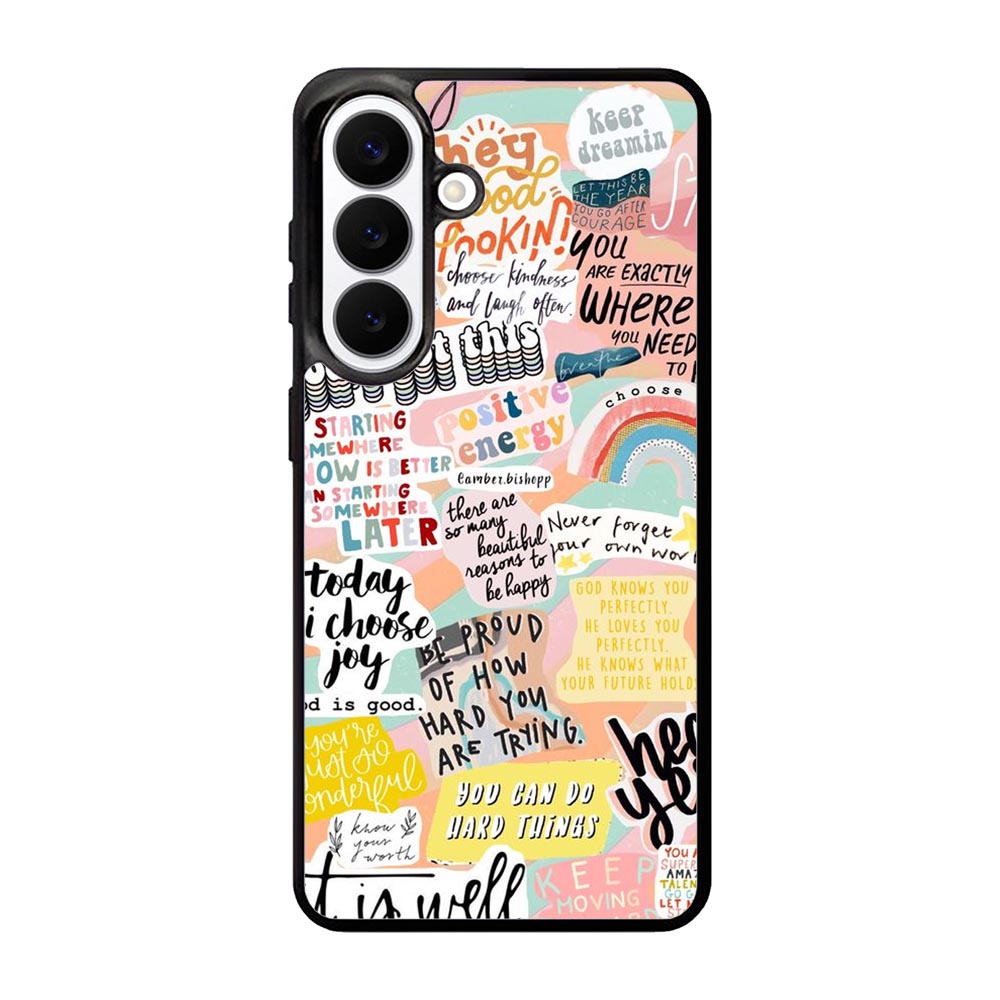 Quotes sticker Samsung Galaxy S26 Case FE0520