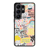 Quotes sticker Samsung Galaxy S26 Ultra Case FE0520