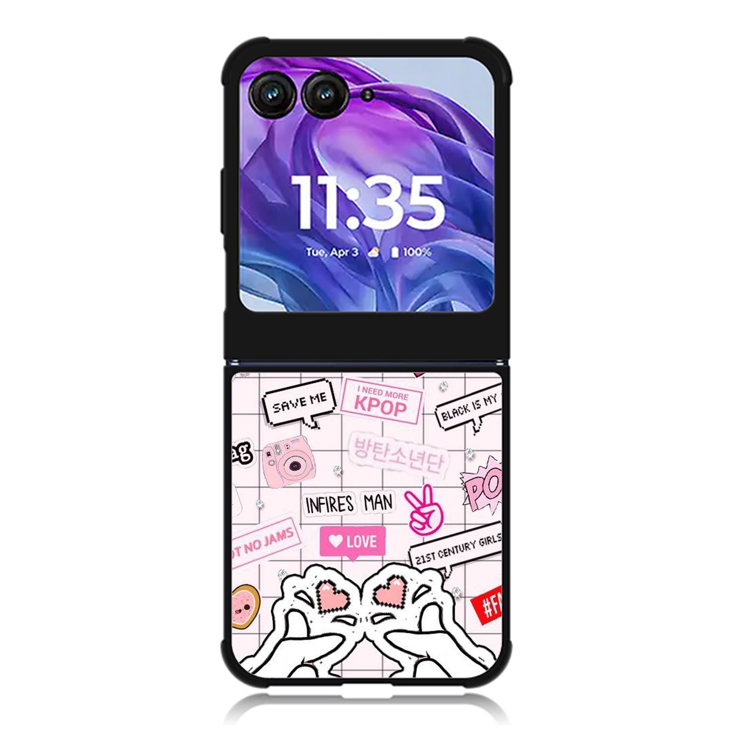 bts just one day Motorola Moto Razr 2024 , Moto Razr 50 Case FE2676