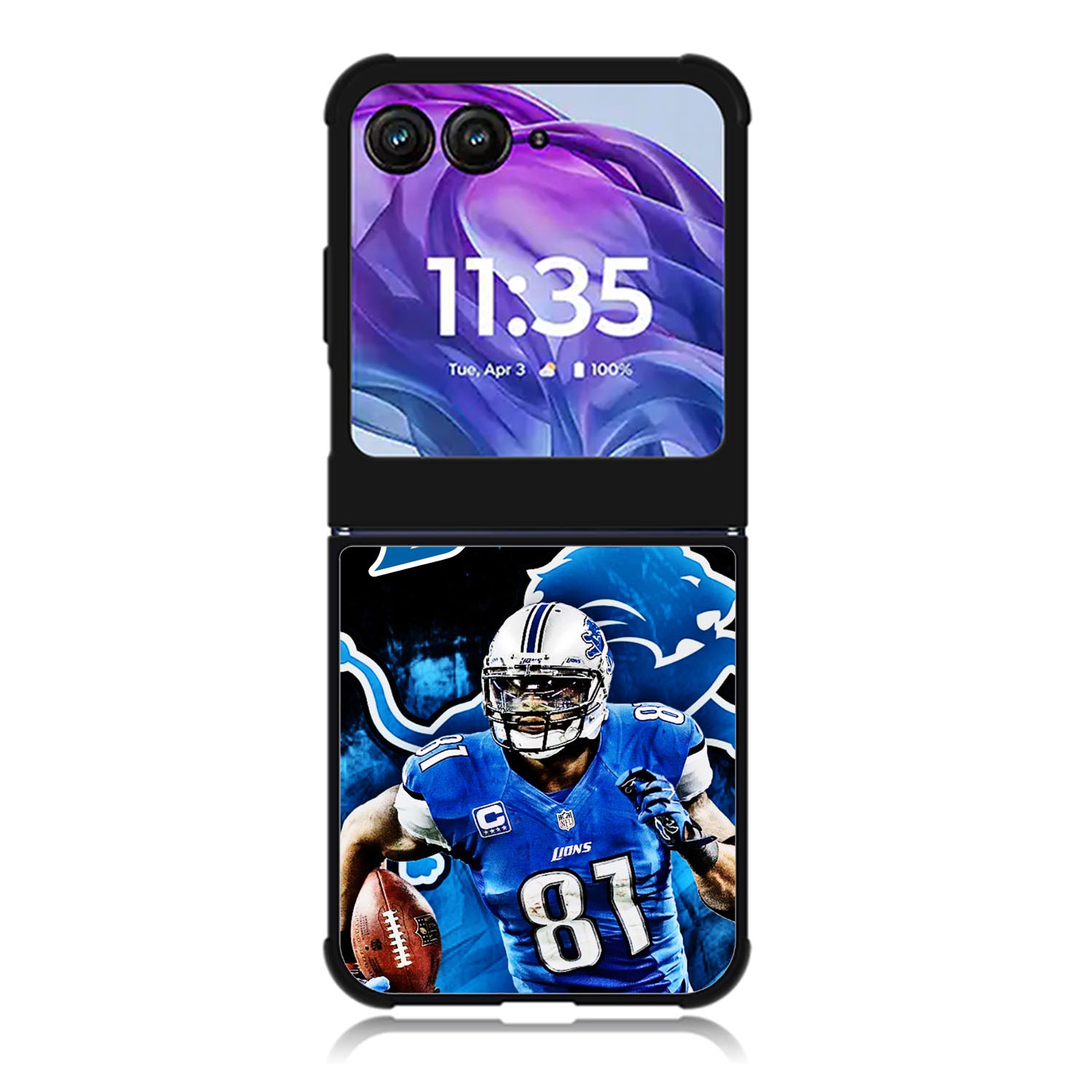 Detroit Lions Motorola Moto Razr Plus 2025/2024 Case, Moto Razr 50 Ultra 5G BC2672