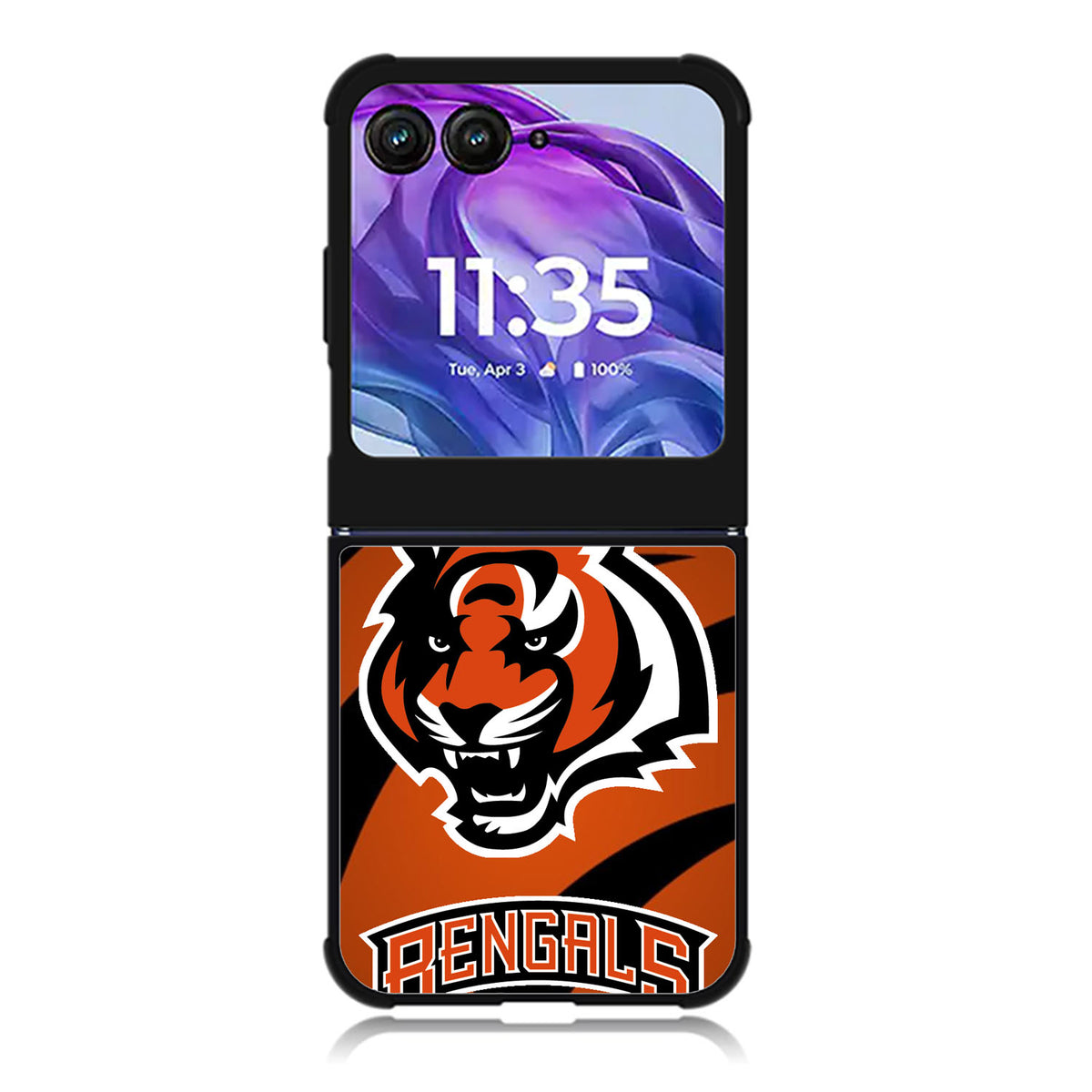 Cincinnati Bengals Motorola Moto Razr Plus 2025/2024 Case, Moto Razr 50 Ultra 5G BC2666