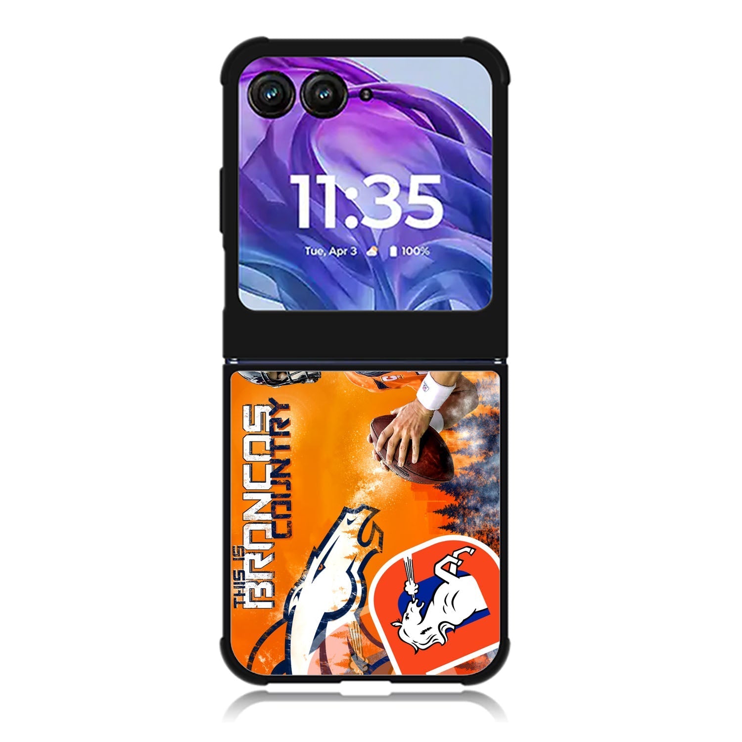 Denver Broncos Motorola Moto Razr 2024 , Moto Razr 50 Case FE2660