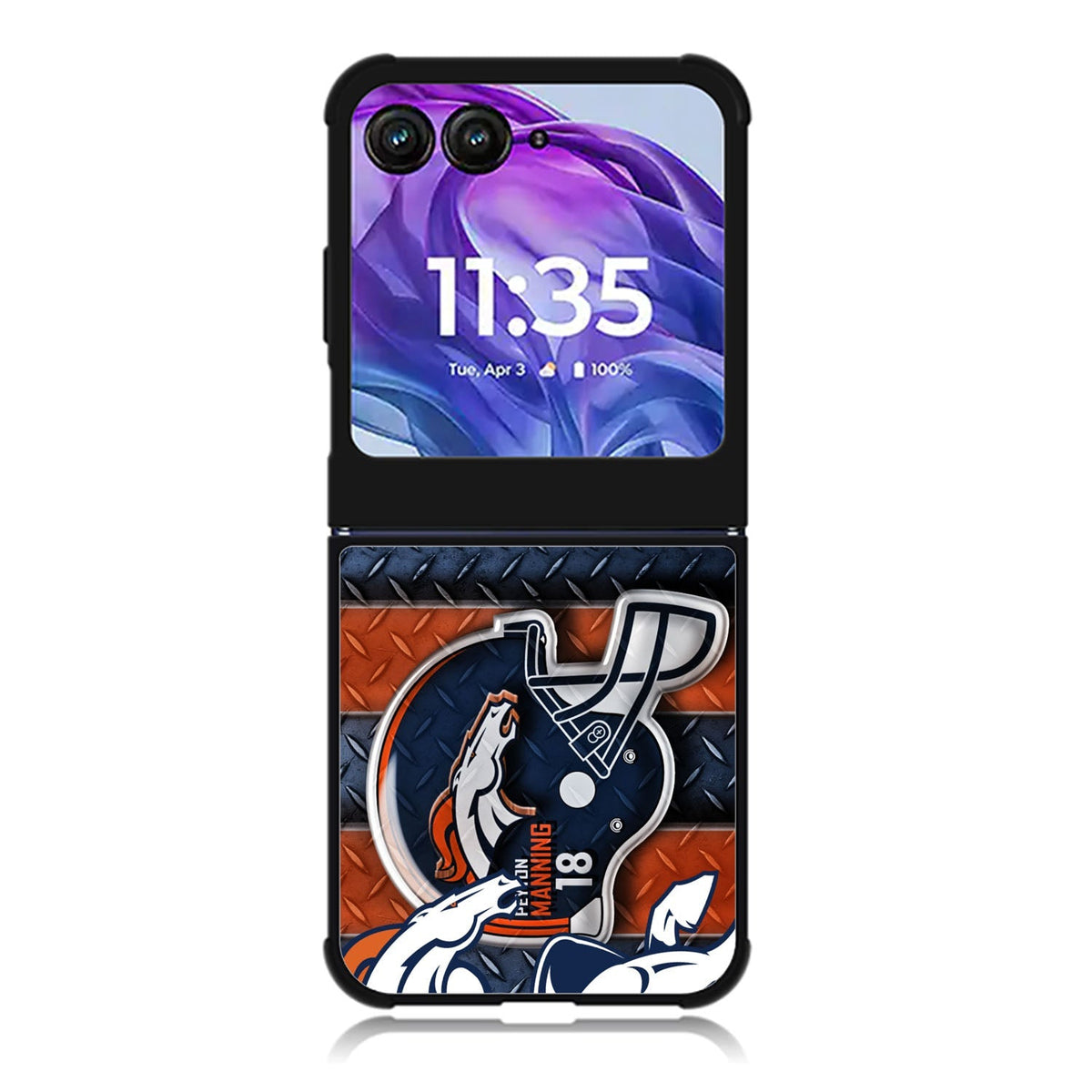 Denver Broncos Motorola Moto Razr 2024 , Moto Razr 50 Case FE2659