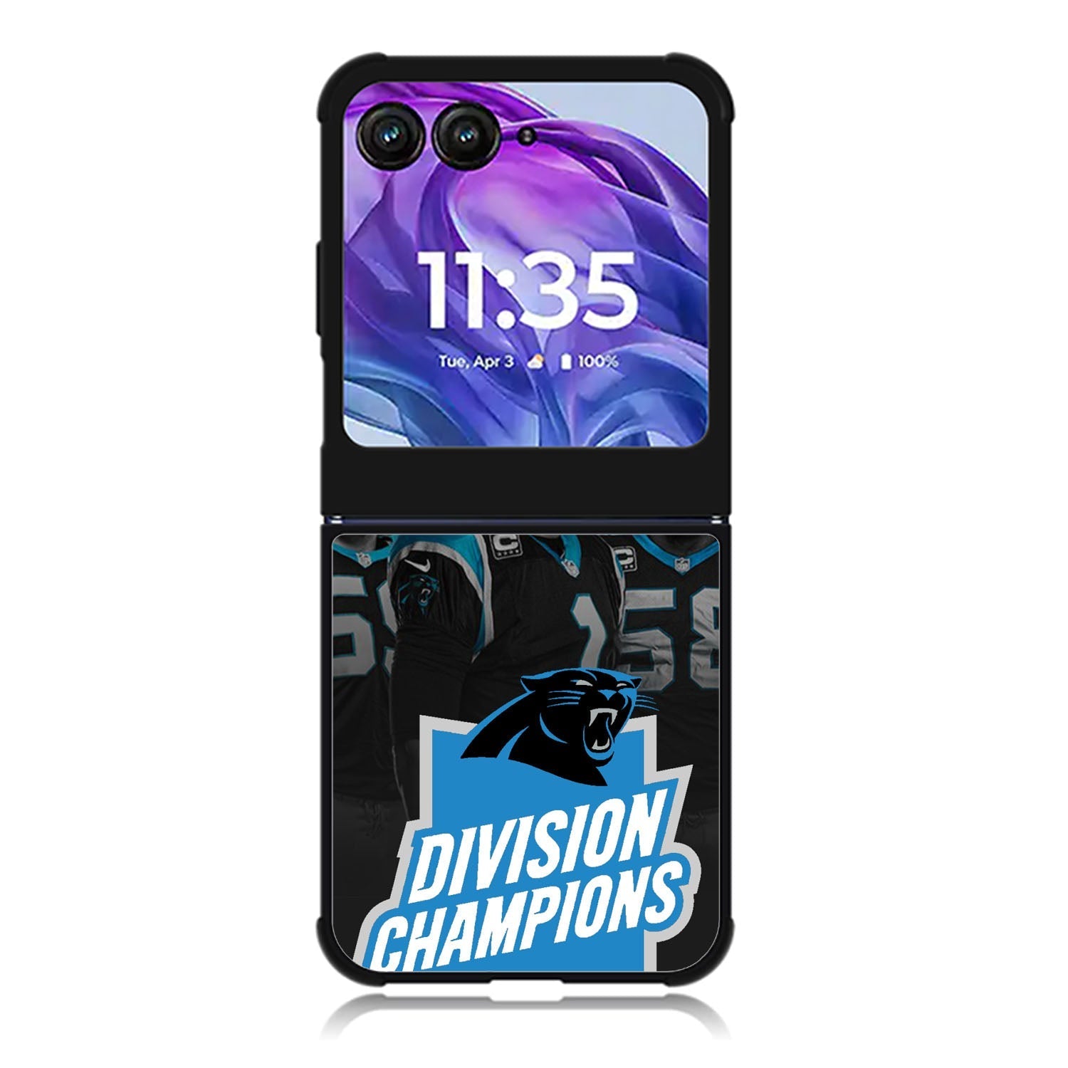 Carolina Panthers Motorola Moto Razr 2024 , Moto Razr 50 Case FE2646