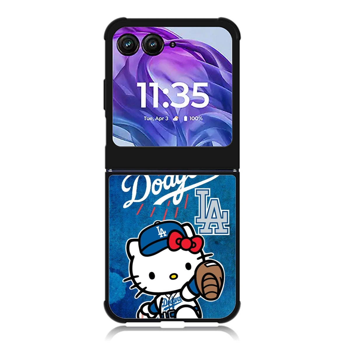 dodgers baseball hello kitty Motorola Moto Razr 2024 , Moto Razr 50 Case FE2626