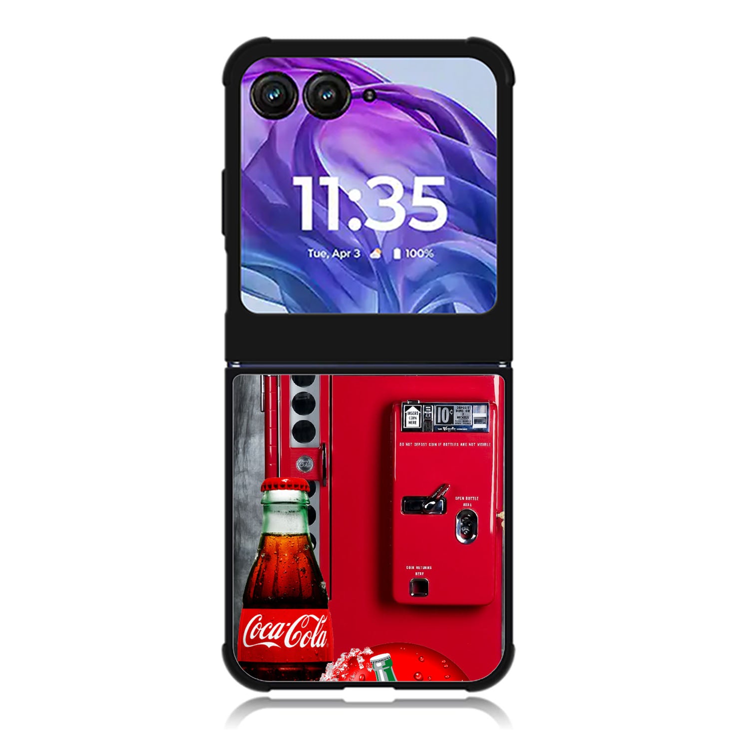 Coca-Cola Vending Machine Motorola Moto Razr Plus 2025/2024 Case, Moto Razr 50 Ultra 5G BC2613