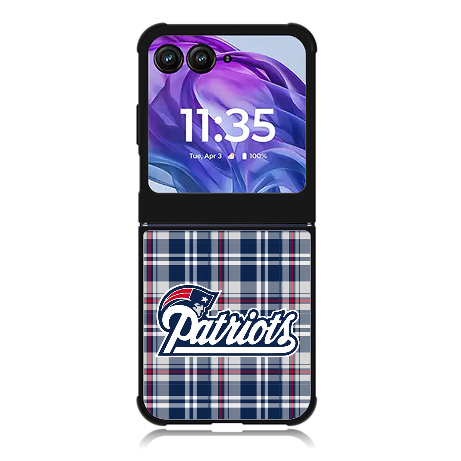 new england patriots Motorola Moto Razr Plus 2025/2024 Case, Moto Razr 50 Ultra 5G BC2310