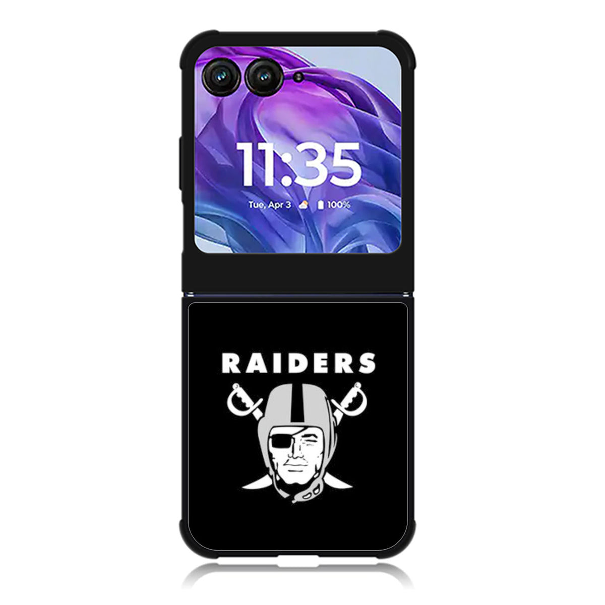Oakland Raiders Motorola Moto Razr Plus 2025/2024 Case, Moto Razr 50 Ultra 5G BC2312